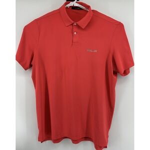 Ralph Lauren RLX Short Sleeve‎ Pink Polo Shirt Men's Size XL